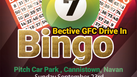 Beep Beep – Drive in Bingo in Sept 23rd at 3:30pm