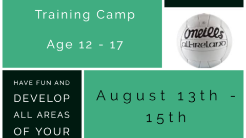 Teen Traning Camp – Aug 13th – 15th